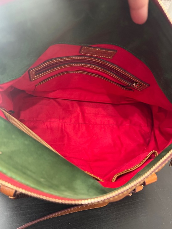 Dooney & Bourke Original Large Florentine Leather Satchel Natural - Picture 10 of 16